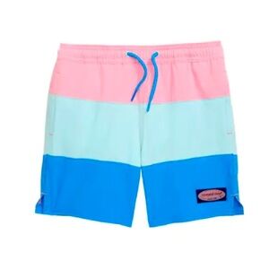 Vineyard Vines Pieced a happy Swim Trunks